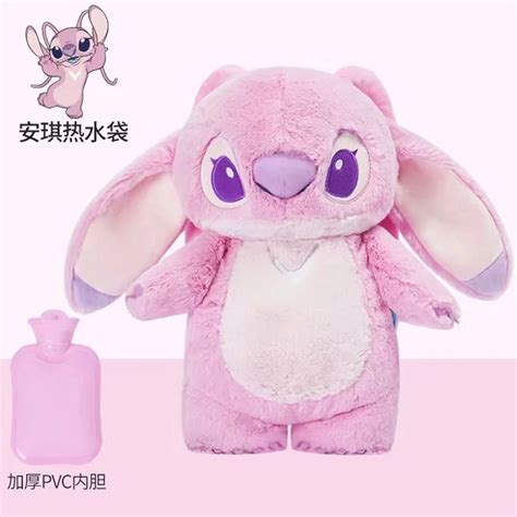 Aoger Disney Anime Hobby Stitch Winter Extra Large Plush Hot Water Bottle Women S Home Water