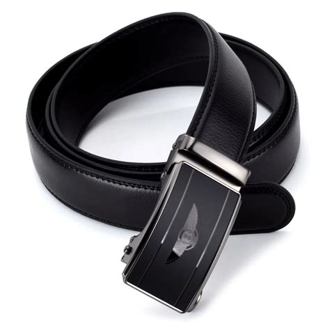 WOWTIGER автомобильный бренд черный автоматическая пряжка кожаный ...