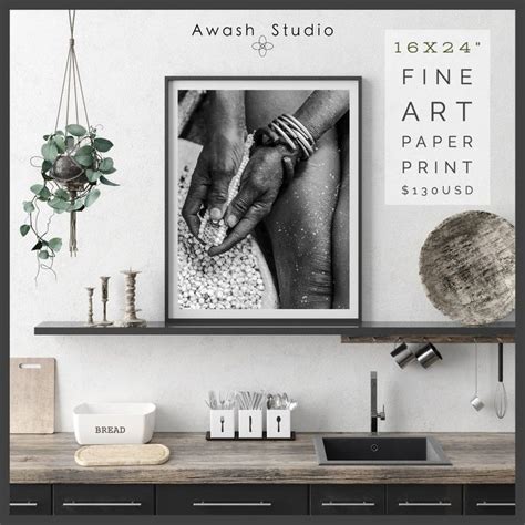 Africa Wall Art Black And White Photograph Kitchen Print Etsy