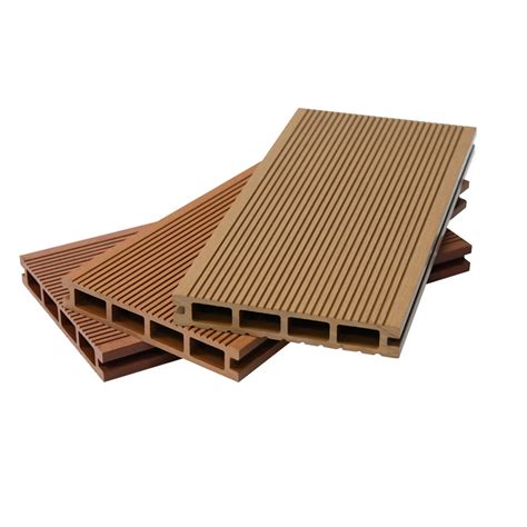 High Quality Square Hole Wpc Decking Outdoor Floor Board China Wpc