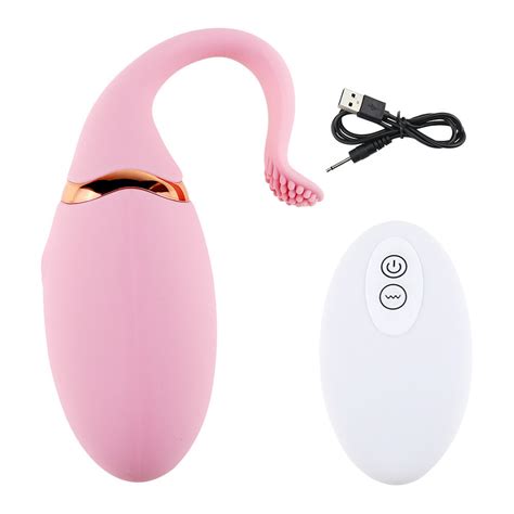 Mog Rechargeable Frequency USB Remote Control Vibration Egg Adult Sex Toy For Female
