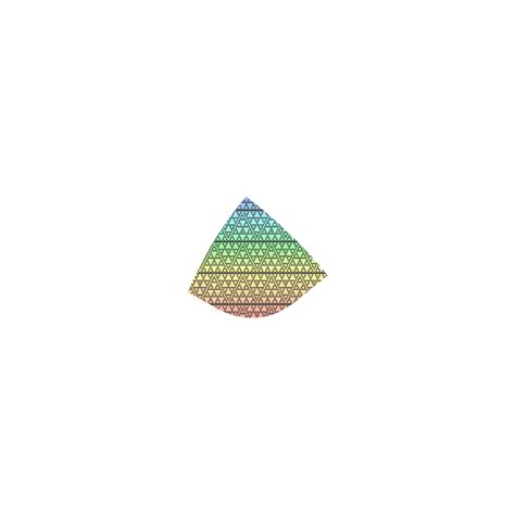 Triangles In Triangles Pattern Blk Rainbow Custom Bikini Swimsuit Model S Id D