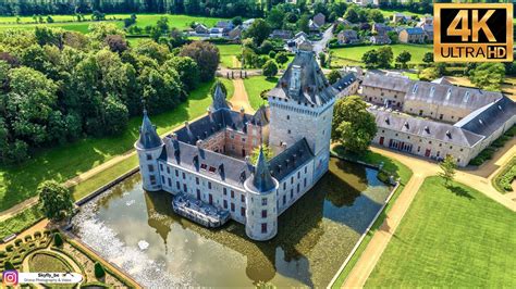 Castle Of Jemeppe Marche Belgium Drone Footage Ultra HD 4K YouTube