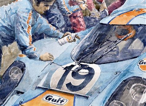 Gallery Of Artist Yuriy Shevchuk Porsche K Gulf Le Mans