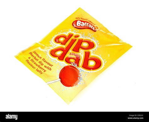 Barratt Dip Dab Sherbet Bag Stock Photo Alamy