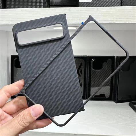 Carbon Fiber Case For Google Pixel Fold Real Kevlar Aramid Fiber Thin