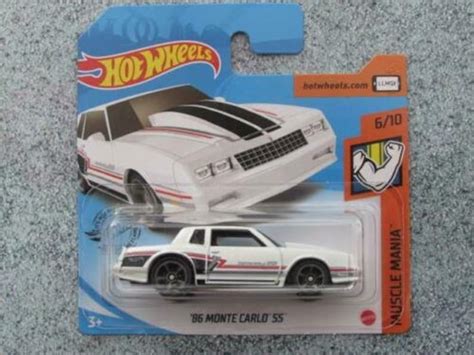 Hot Wheels 86 Monte Carlo SS White HW Muscle Mania Etsy