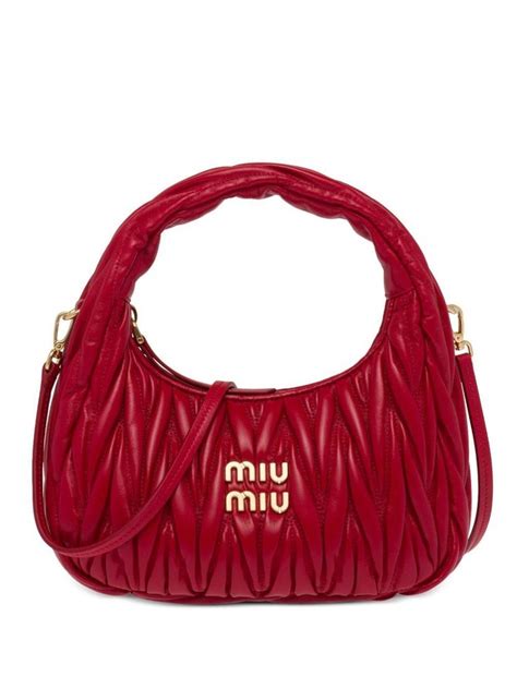 Miu Miu Wander Matelassé Shoulder Bag Farfetch Bags Fancy bags