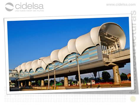 tensile architecture innovacion en el metro de santiago