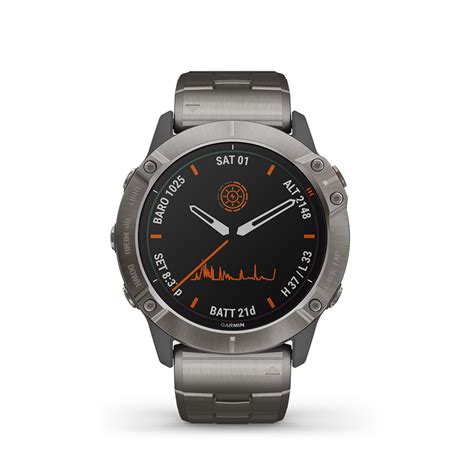 Garmin Fenix 6X Sapphire 51mm Leather Band - Gregory Jewellers