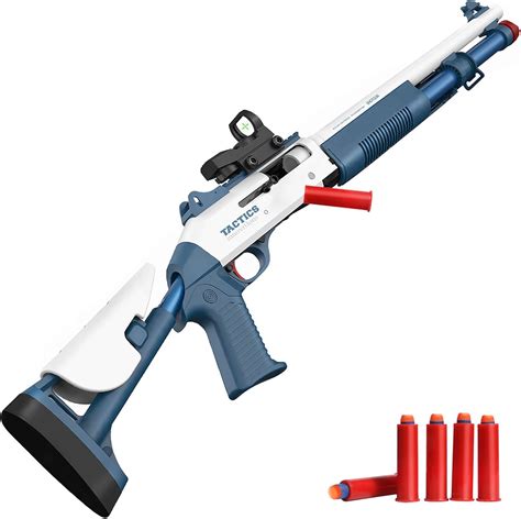 Soft Foam Dart Blaster Toy Shell Ejecting Shotgun Spring Air Pump With Scope And Bullets For