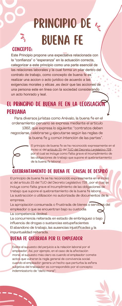 Principio DE Buena FE - ACTIVIDAD REALIZADA EN CLASE Y CALIFICADA