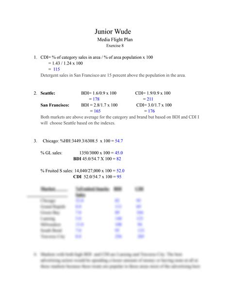 Media Flight Plan 6th Edition Answers