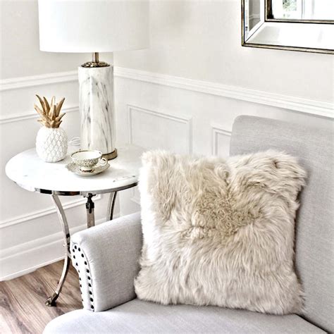 Sheepskin Throw Pillows Australian Made Collection Eluxury Home