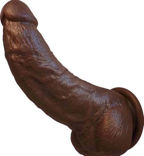 Amazon Thick G Spot Dildo Sex Toy Girth Huge Dildos With Strong Suction Cup Brown
