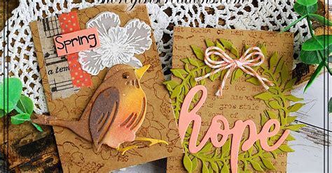 Shoregirls Creations Spring Atcs