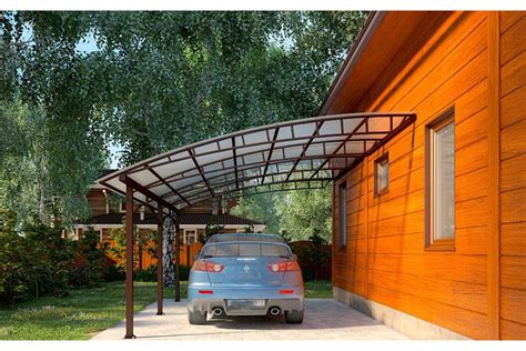 Навес от гаража до забора (71 фото) » НА ДАЧЕ ФОТО