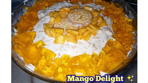 Mango Delight Dessert Summers Dessert Mango Sweetdish By Aqsa Zakir Youtube