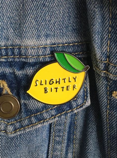 The Og Slightly Bitter Enamel Pin Etsy Enamel Pins Enamel Pin Etsy