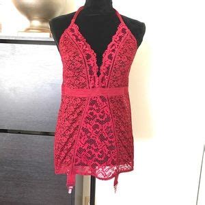 Victoria S Secret Intimates Sleepwear Victorias Secret Floral Lace Lingerie Slip Corset