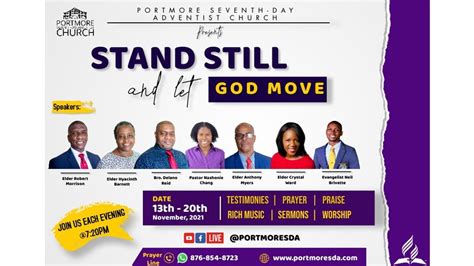 Evangelistic Series Portmore Sda Stand Still And Let God Move