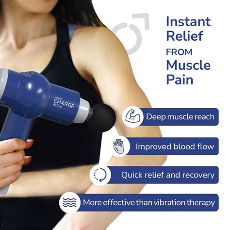 Buy Caresmith Charge Active Percussion Massage Gun Blue Online