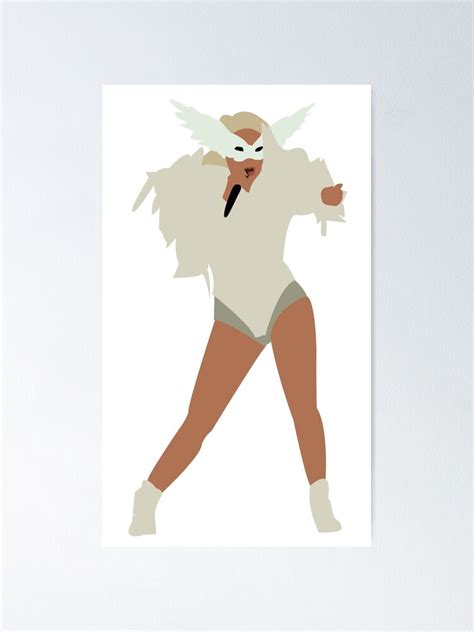 Bad Romance Gaga Joanne World Tour Poster By Luketorello Redbubble