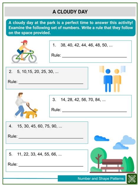 Patterns Worksheet For Grade 4 Patterns Worksheets Grade 4 I Maths