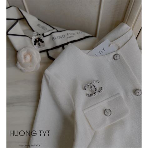 Áo ngắn tay vải Tweed Lecia DESIGN BY HUONGTYT lớp gam màu nude thanh lịch Shopee Việt Nam