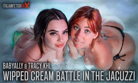 Whipped Cream Battle In The Jacuzzi VR Porn Video VRPorn