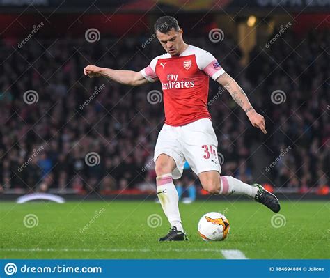 Granito Xhaka De Arsenal Fc Imagem De Stock Editorial Imagem De