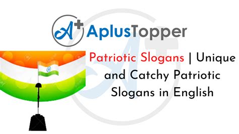 Patriotic Slogans Unique And Catchy Patriotic Slogans In English A