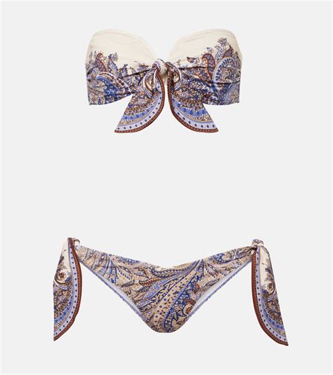 Ottie Paisley Bikini In Purple Zimmermann Mytheresa