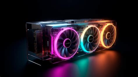 Premium Photo | Concept of a modern highend gpu featuring impressive ...