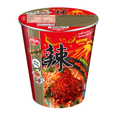 NISSIN PREMIUM CUP KOREAN SOUP CHILI VOLCANO FLAVOUR - Nissin Thailand
