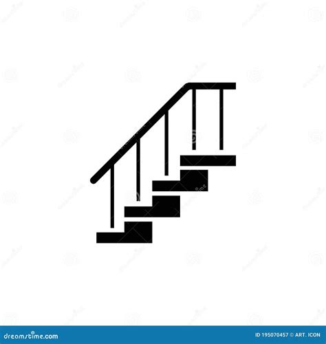 Icono De Vector De Escaleras Ilustración del Vector Ilustración de