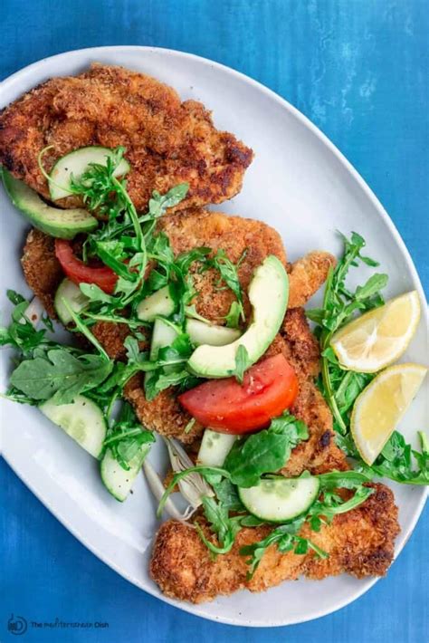 Chicken Schnitzel Recipe The Mediterranean Dish