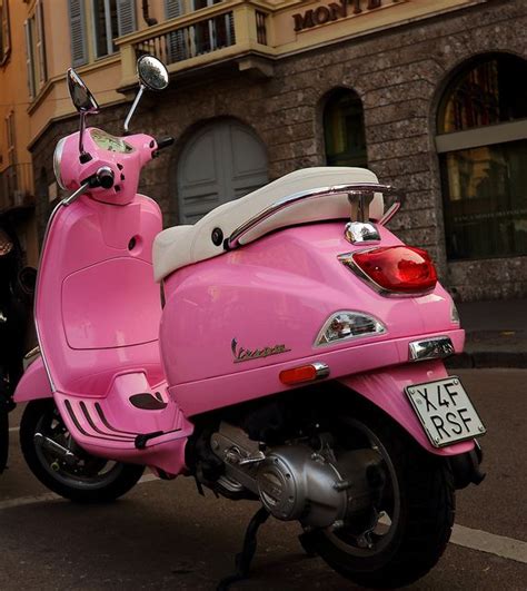 Pink Vespa Pink Vespa Pink Moped Moped