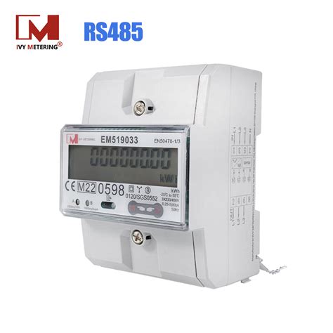 3 Phase DIN Rail RS485 Modbus Bidirectional Energy Meter For PV Solar