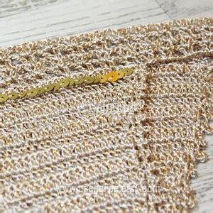 Gold Sequin Crochet Bikini Set Crochet Top Bottom Swimwear Womens Girls Swimwear Swimsuit