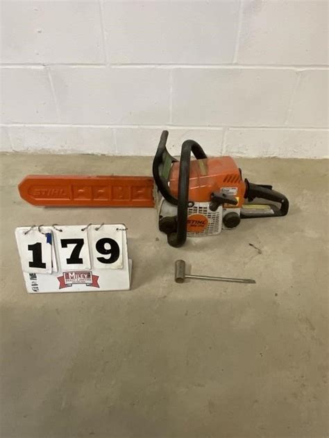 Stihl MS 170 chain saw | Live and Online Auctions on HiBid.com