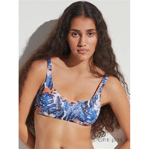Bikini Top Estampado Tanga