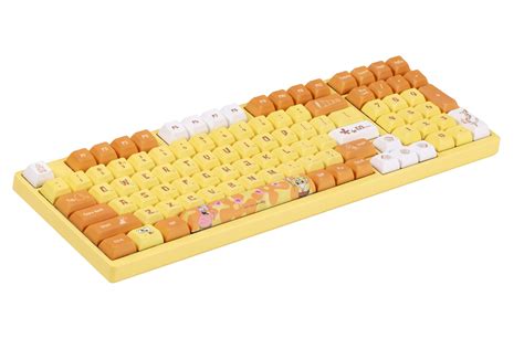 Клавиатура механическая Akko 3098S Sponge Bob 98Key CS Sponge USB A Hot swappable EN UKR