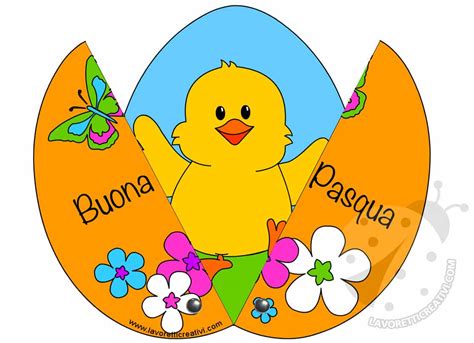 Lavoretti Di Pasqua Per Bambini Uovo Con Pulcino Lavoretti Creativi