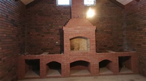 МАНГАЛ ДВОЙНОЙ ЗУБ ИЗ КИРПИЧА - YouTube