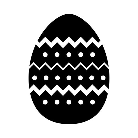 easter egg vector icon  vector art  vecteezy