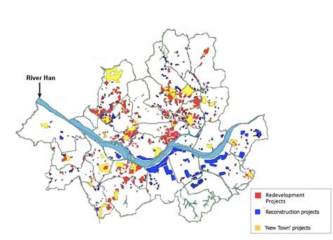 Figure 4 Locations Of Areas Designated For Redevelopment In Seoul