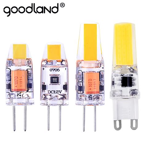 Goodland Ampoule de maïs LED à intensité variable G4 G9 3W 6W G4