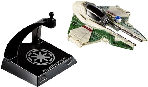 Jedi Interceptor Mustafar Star Wars Hot Wheels BOBF Starship Select