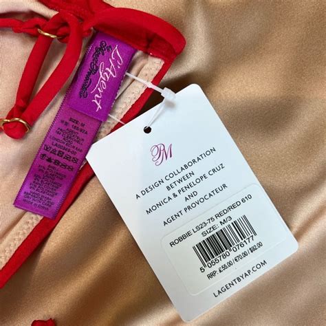 Agent Provocateur Swim Agent Provocateur Lagent Womens Robbie Triangle Bikini Top Red Nwt